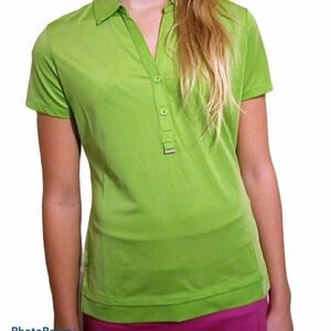 EP pro lime green golf‎ shirt size Small C47